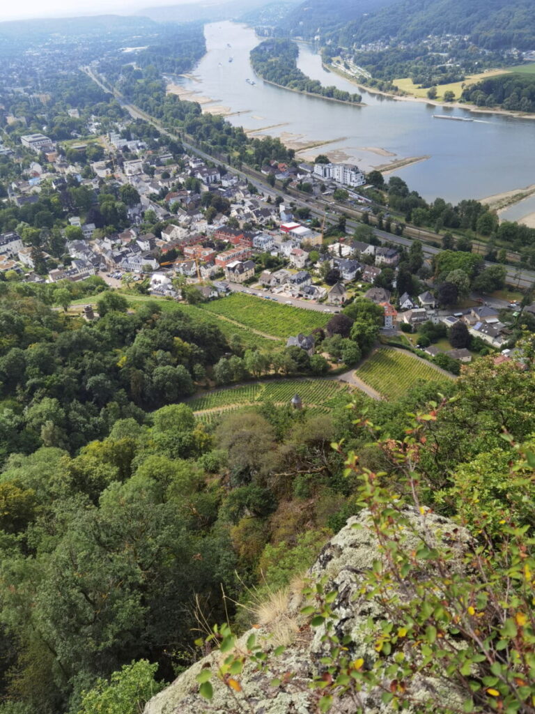 Bad Honnef - vom Drachenfels gesehen